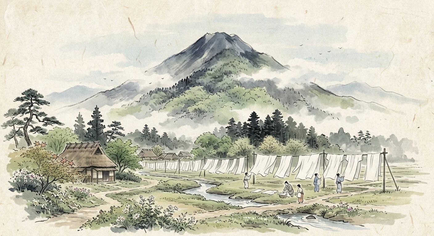 春過ぎて 夏来にけらし 白妙の（持統天皇）の情景