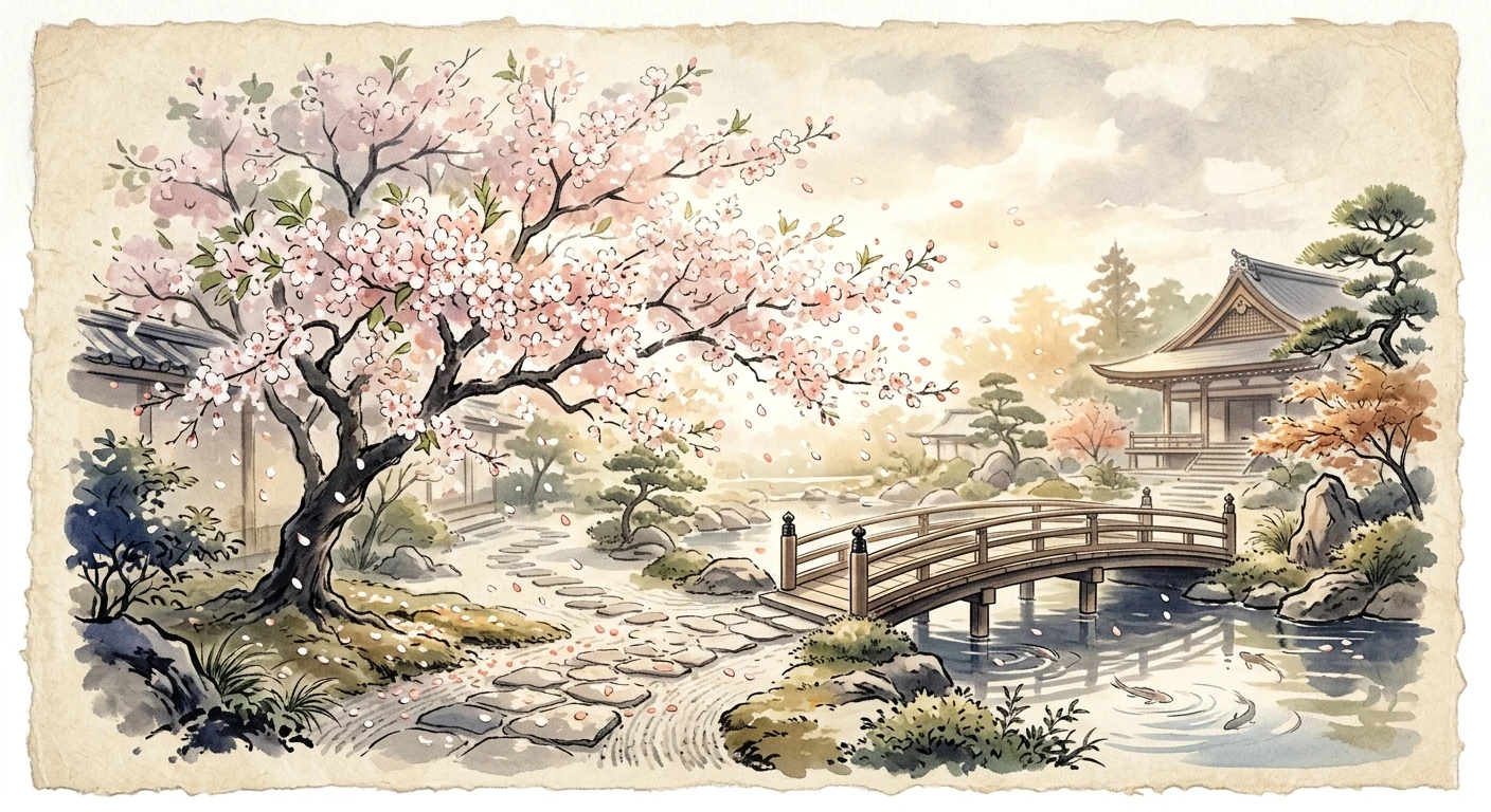 ひさかたの 光のどけき 春の日に（紀友則）の情景