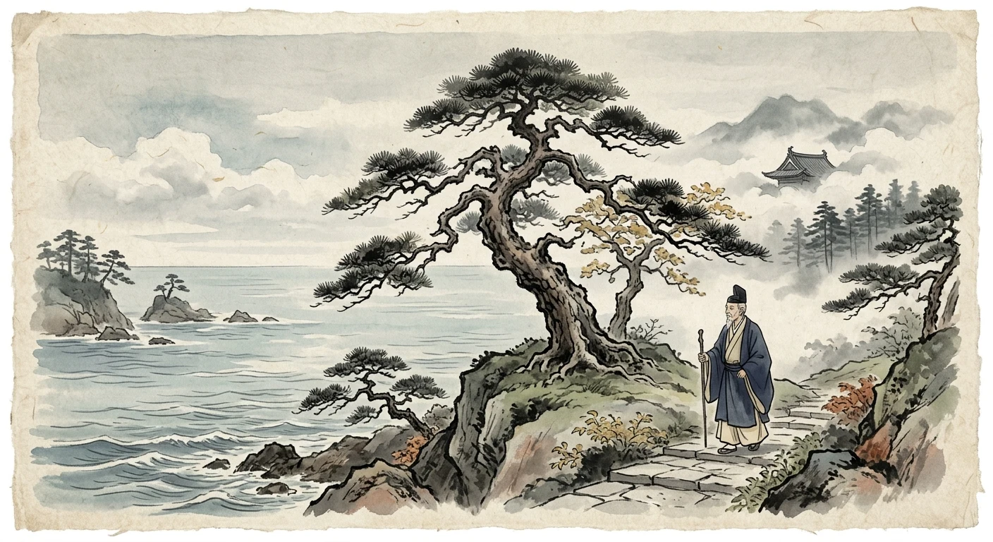 たれをかも 知る人にせむ 高砂の（藤原興風）の情景