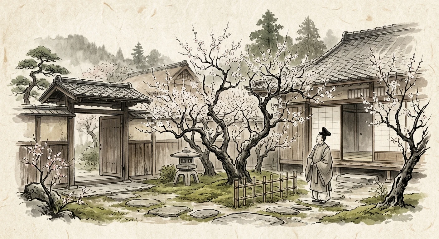 人はいさ 心も知らず ふるさとは（紀貫之）の情景