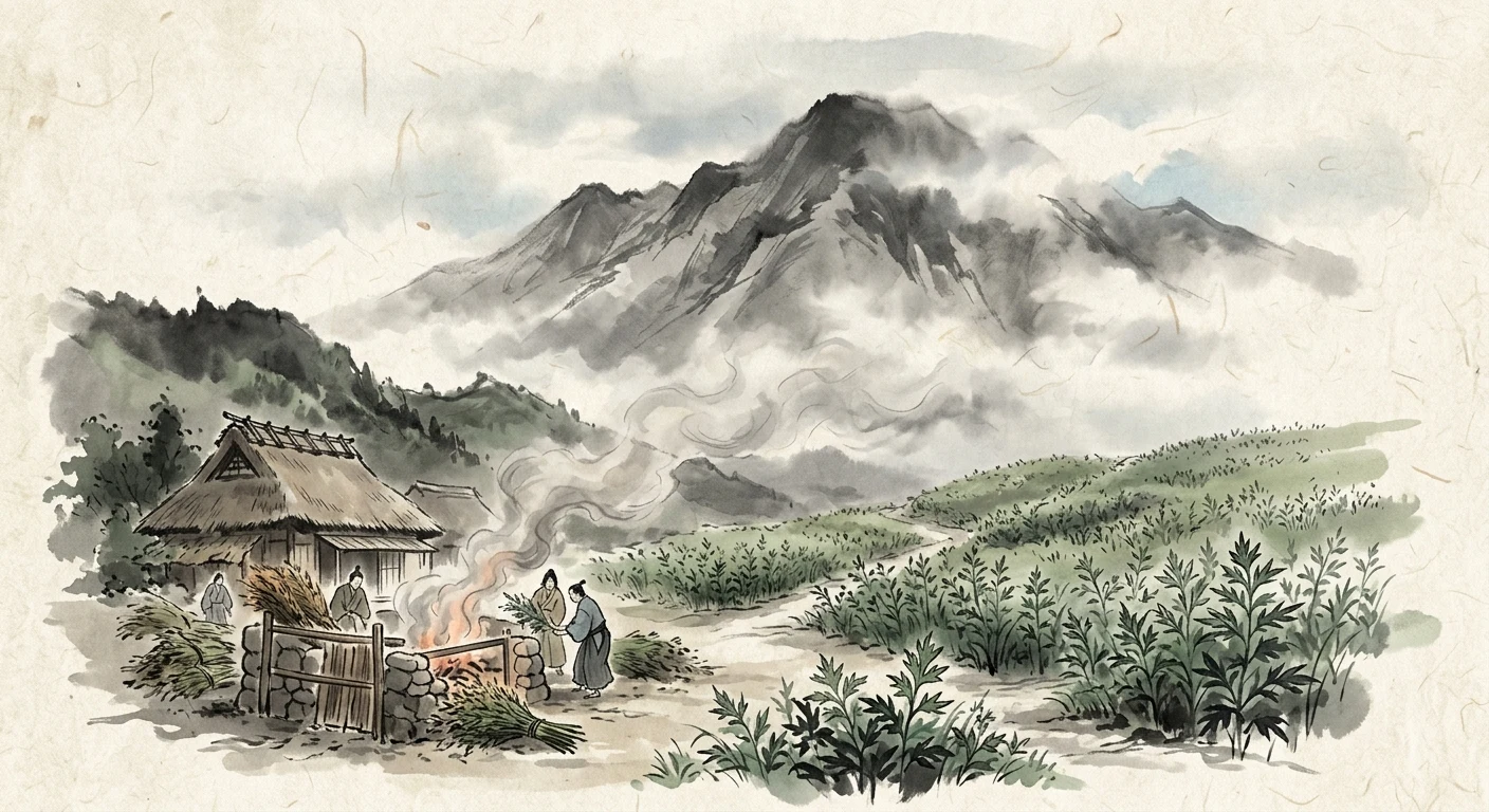 かくとだに えやはいぶきの さしも草（藤原実方朝臣）の情景