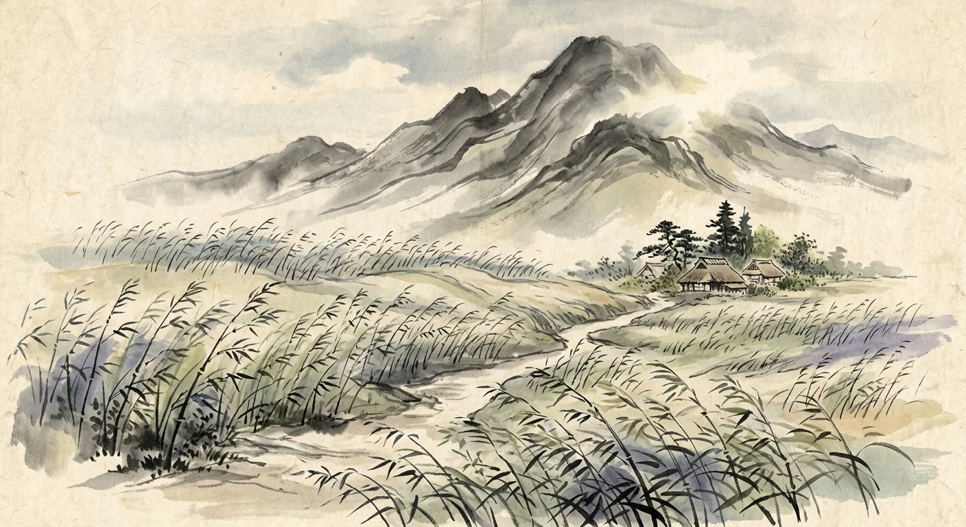 有馬山 ゐなの笹原 風吹けば（大弐三位）の情景