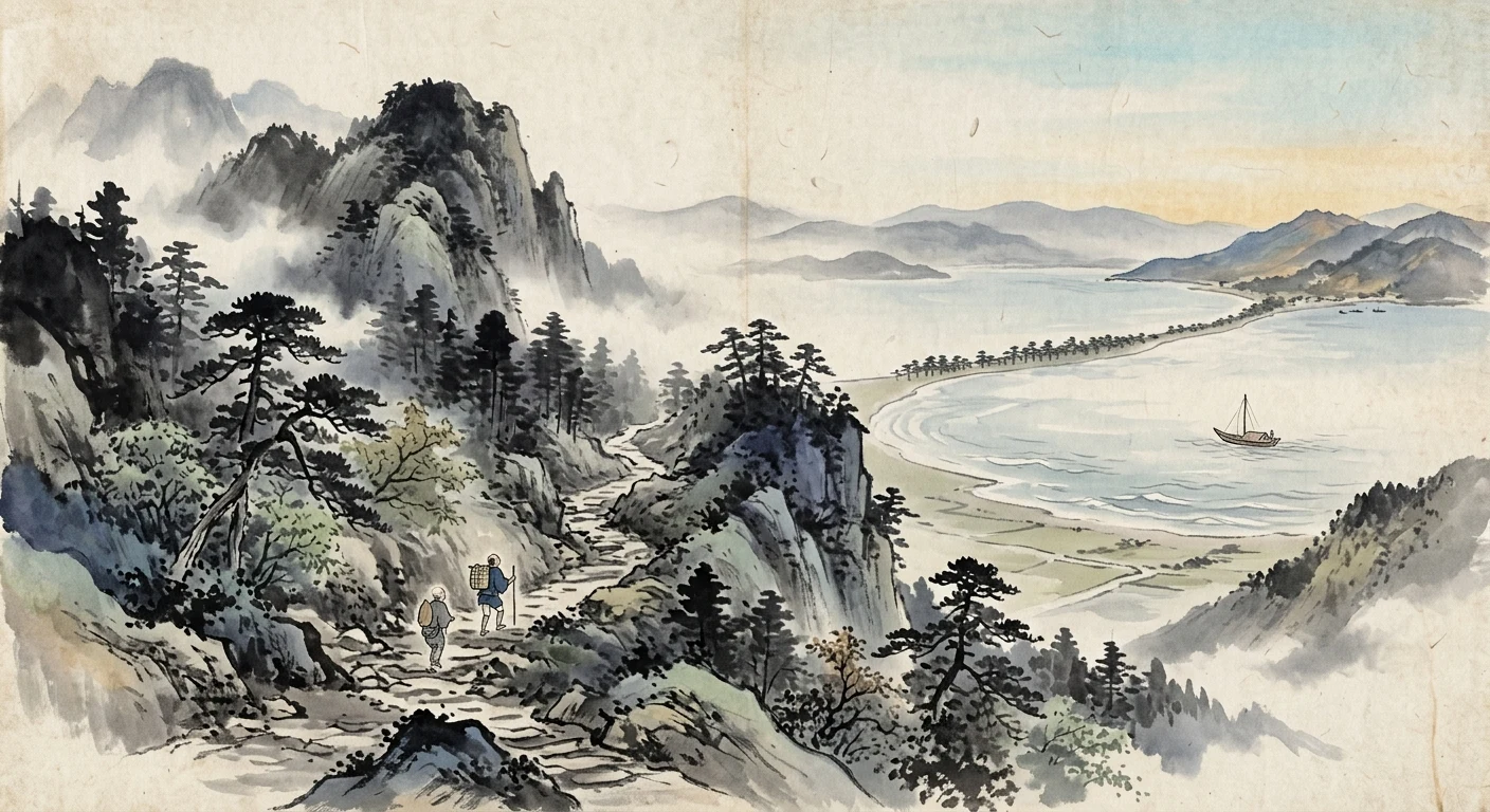 大江山 いく野の道の 遠ければ（小式部内侍）の情景