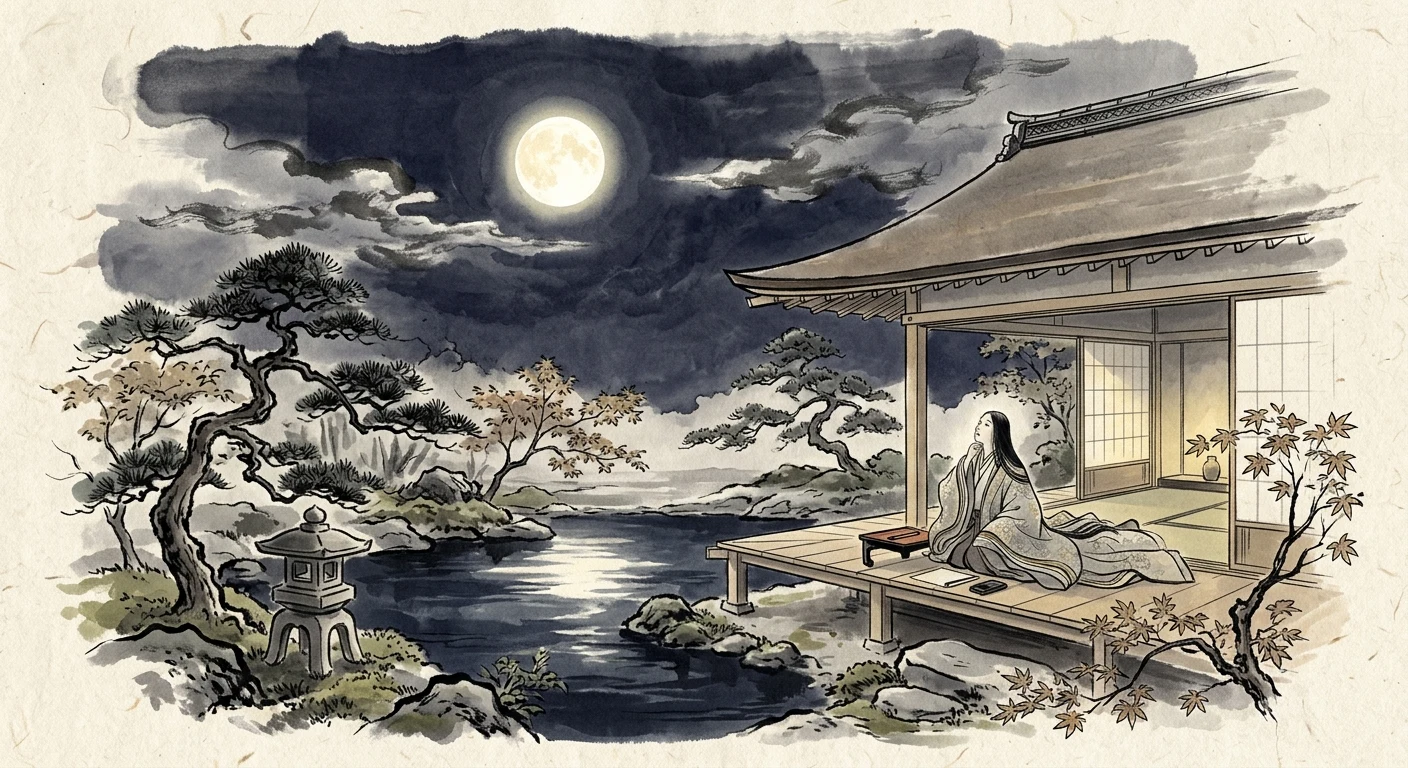 心にも あらでうき世に ながらへば（三条院）の情景
