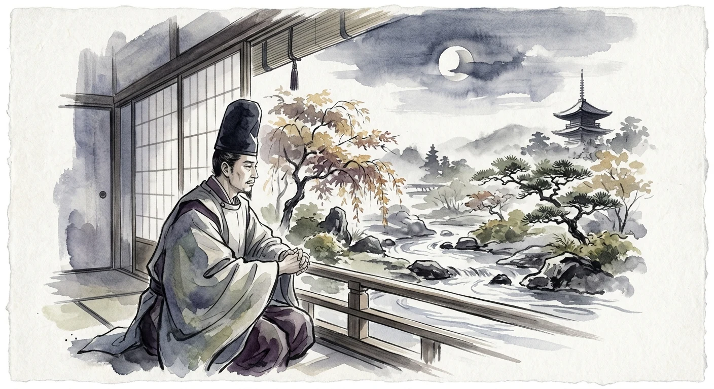 人もをし 人もうらめし あぢきなく（後鳥羽院）の情景
